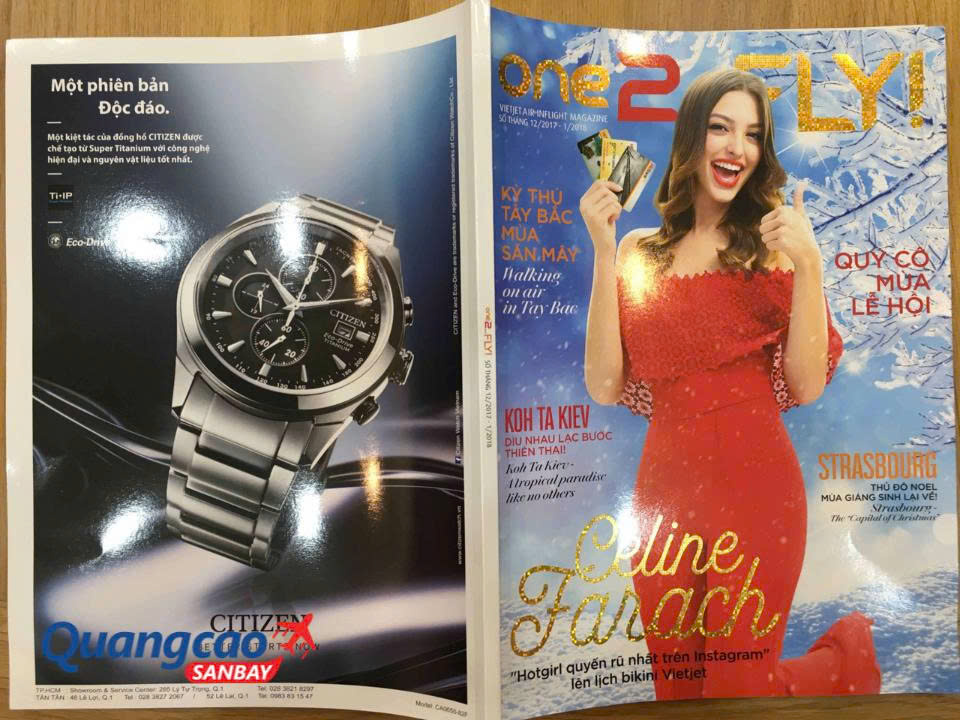 Advertising in One2Fly magazine with display pages