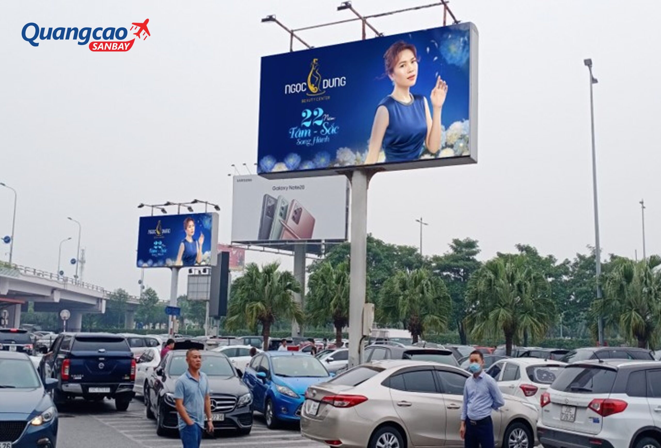 Outdoor billboard advertising in Vietnam