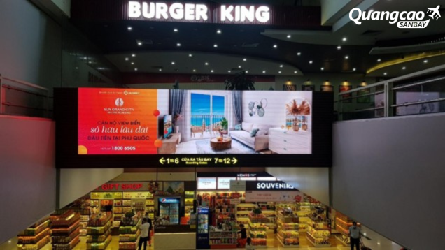 Quảng cáo sân bay cho các khu đô thị hiện đại giúp tiếp cận với đông đảo khách hàng