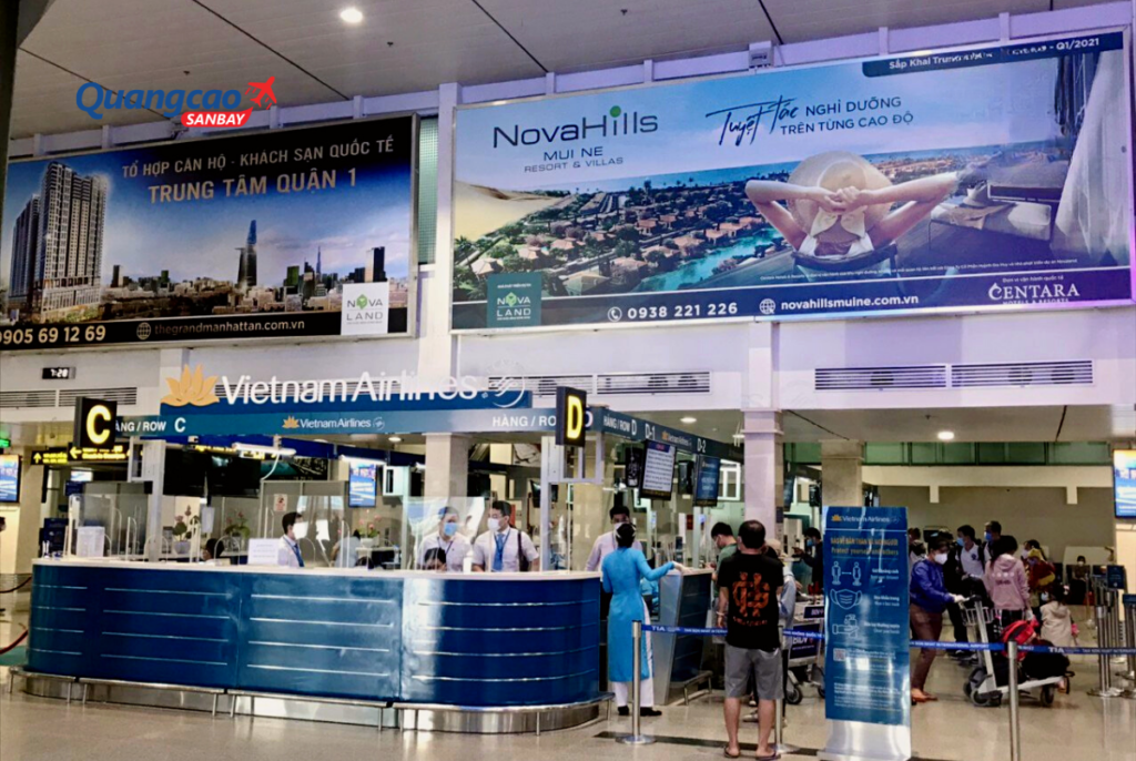 Billboard tĩnh nhà ga sân bay cho dự án chung cư hạng sang