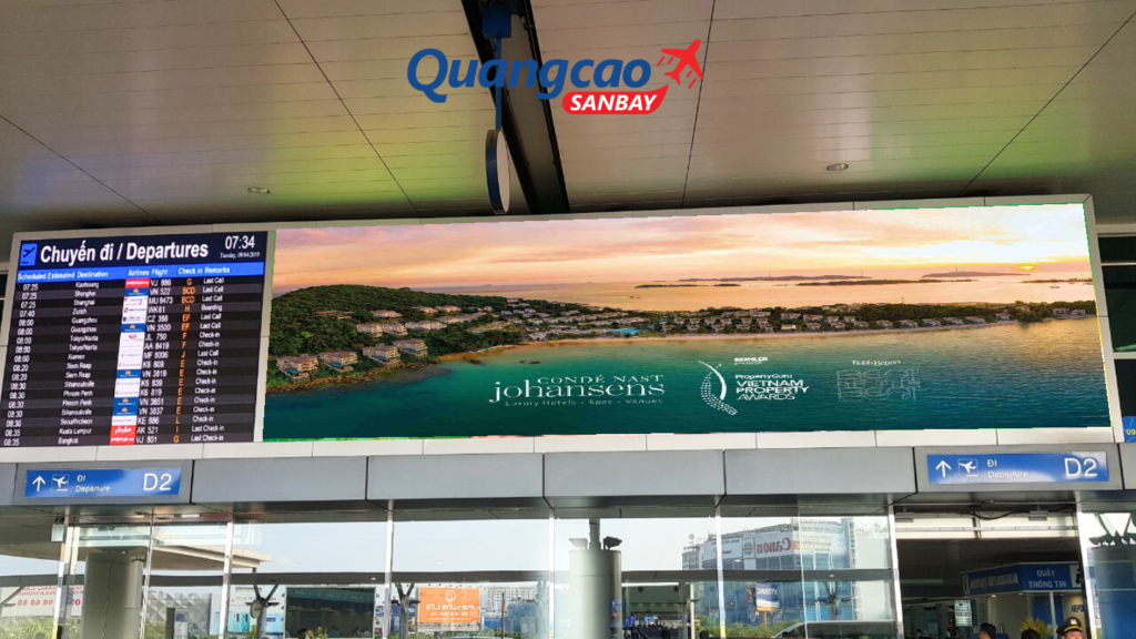 Quảng cáo sân bay cho biệt thự nghỉ dưỡng ven biển