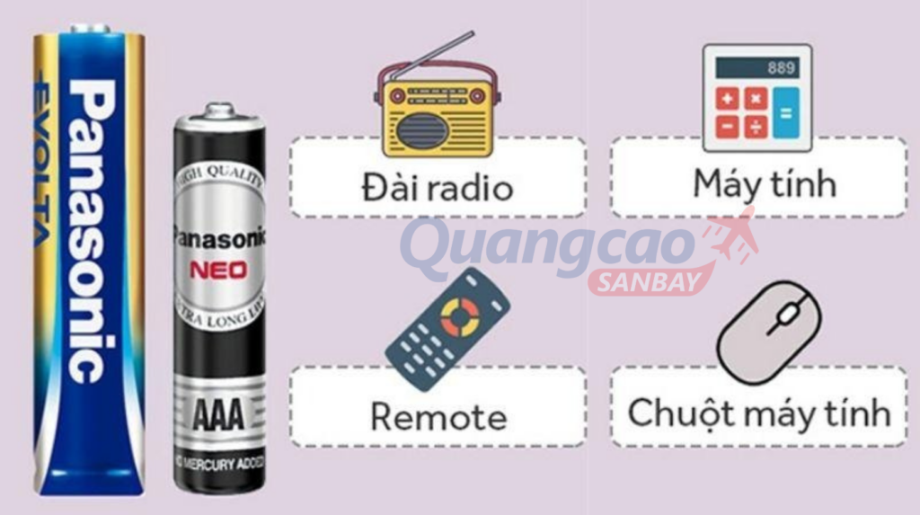 Pin AA, AAA được phép mang theo hành lý xách tay