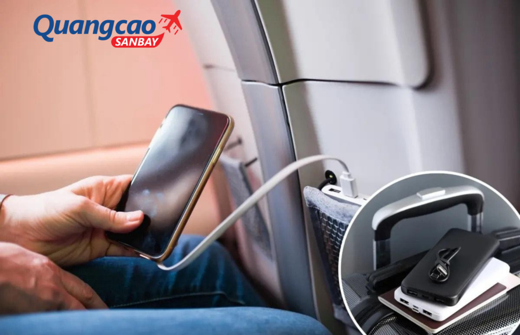 Quy định dung lượng pin mAh được phép mang lên máy bay.