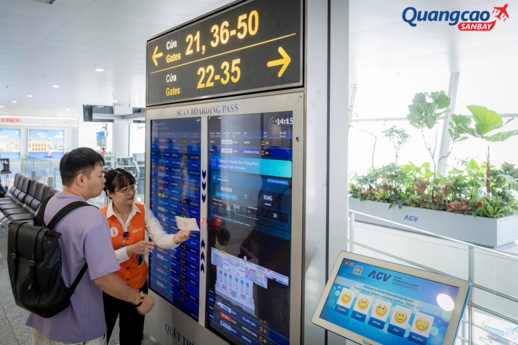 Tiện ích chỉ đường tiện lợi trong khu vực sân bay Nội Bài