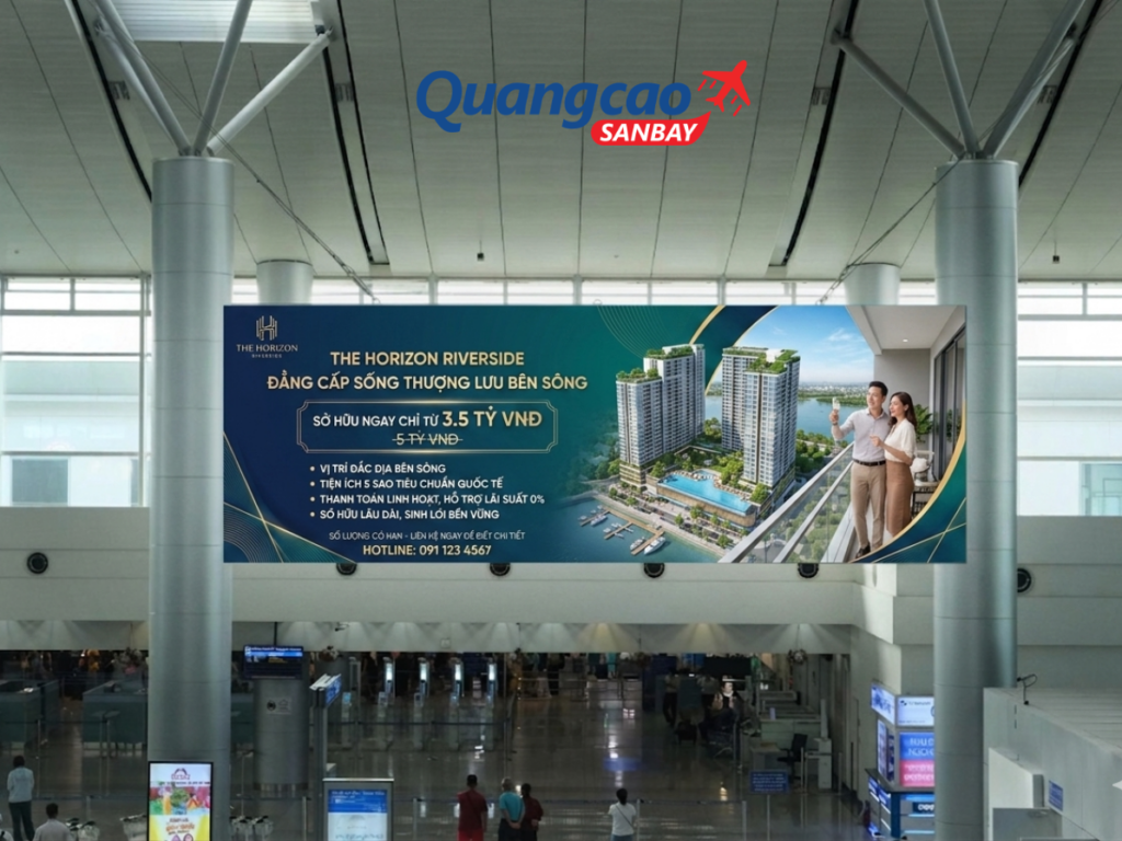 Quy trình các bước triển khai quảng cáo sân bay cho dự án bất động sản