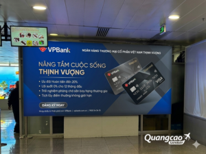 Quảng cáo sân bay là một trong những kênh quảng cáo cao cấp