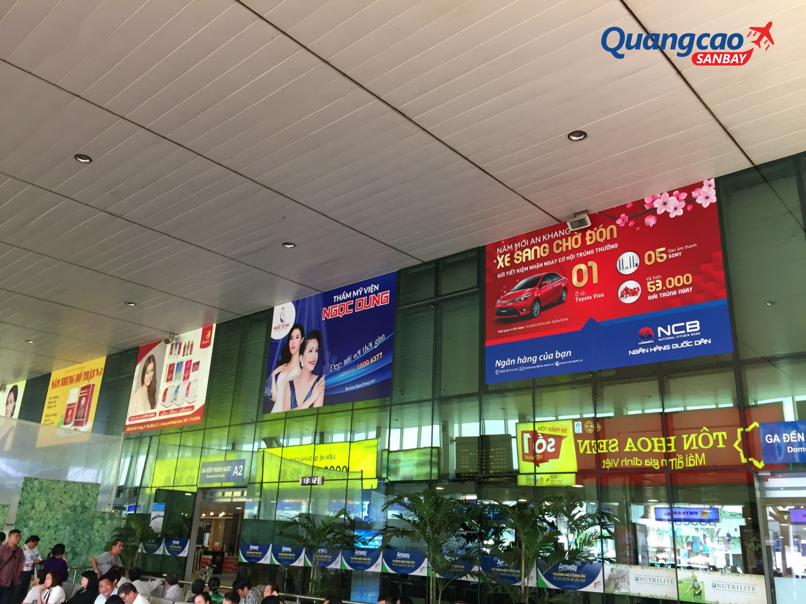 Bứt phá thương hiệu với quảng cáo sân bay cho ngân hàng số