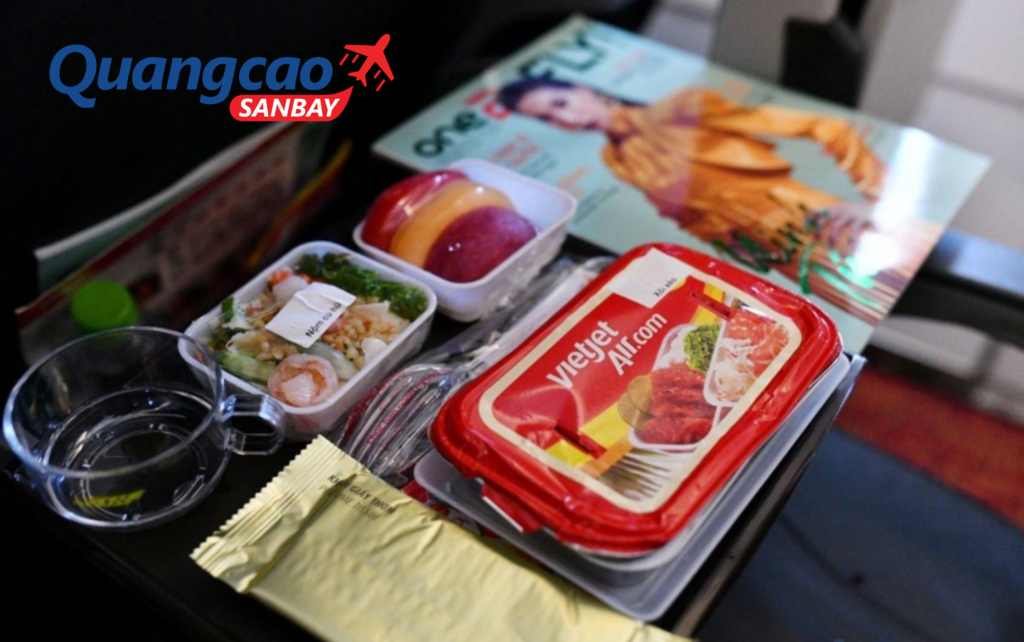 Cập nhật giá menu đồ ăn trên máy bay Vietjet mới nhất với nhiều món ăn và đồ uống đa dạng