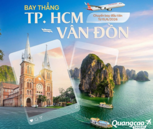 Từ ngày 15/6, Sun PhuQuoc Airways chính thức mở bán đường bay thẳng kết nối đặc khu Vân Đồn với TP. HCM