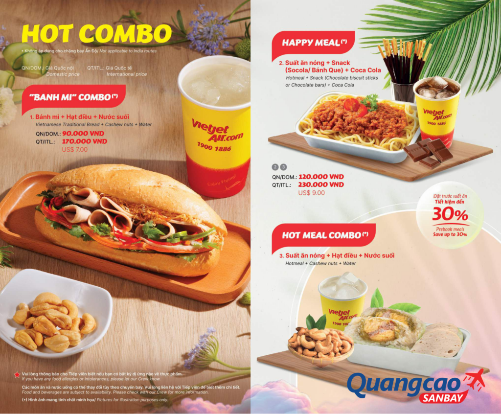 Combo tiết kiệm cho hành khách
